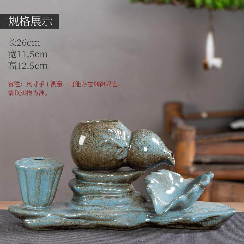 流水摆件搭配鱼缸金鱼缸配件喷泉过滤器循环水景摆件家居装饰