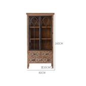 创意复古靠墙现货长条餐边柜储物柜民宿客厅酒柜实木仿古玄关柜子