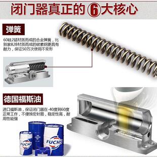 热销液压ght中号062承重85kg防火门德国缓冲自动关门闭门器弹簧回