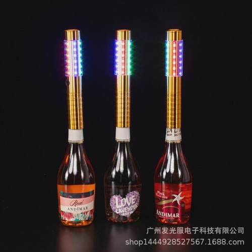热销ktv充电发光爆闪棒酒吧led手持彩光棒出酒气氛加长气氛香槟棒