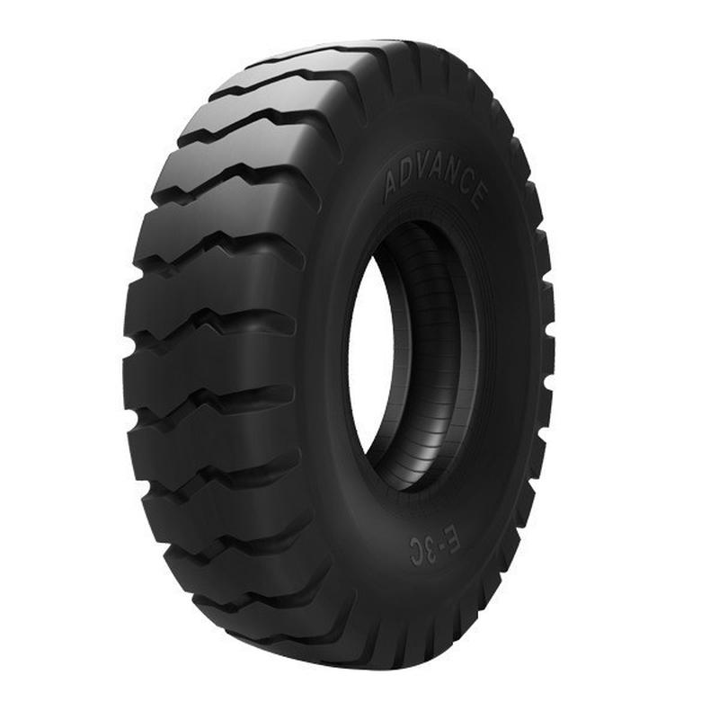 热销大力士装载机斜交轮胎26.5-25轮胎e-3c花纹推土机自卸车