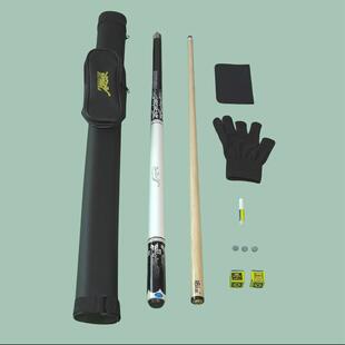 粉豹中头男女中八专用台球杆杆分体小头球杆美洲九球大头桌球杆