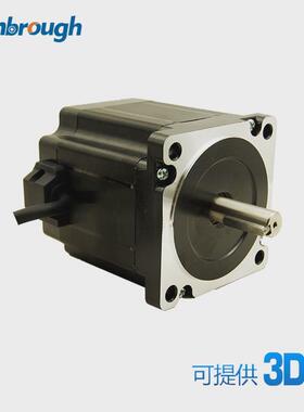 两相86加长轴步进电机轴长40mm轴力矩14mm径4.5nm