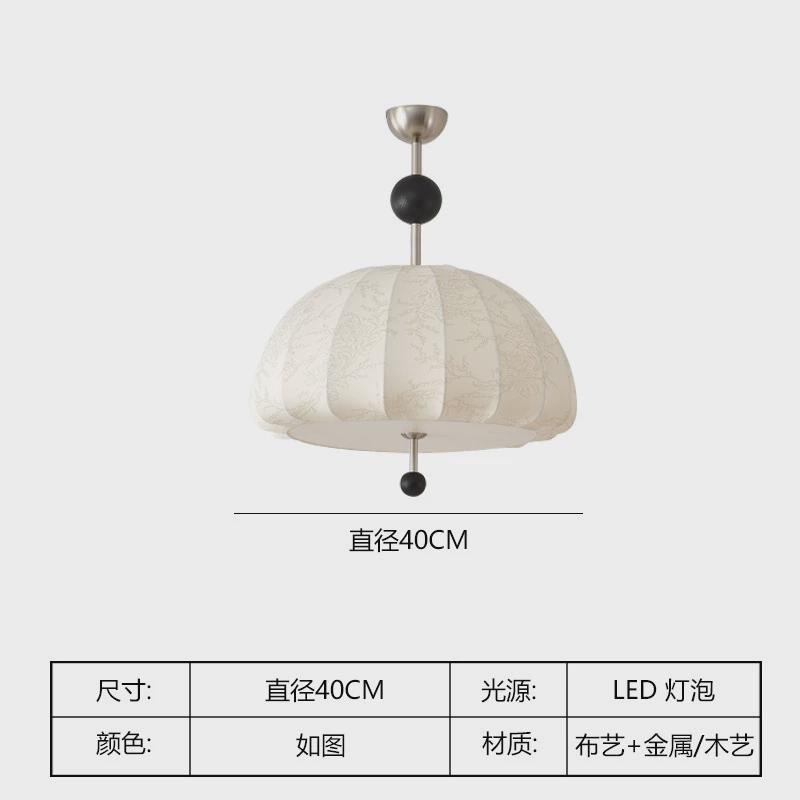 法式洋风南奶油布艺吊灯中古创意个性客厅卧室书房衣帽间灯具