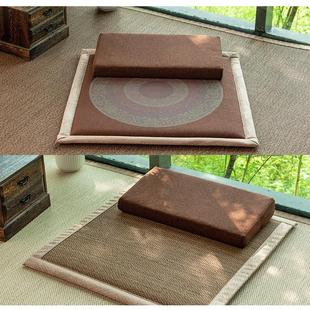 9WOR双面打坐禅修垫拜垫家用静坐禅垫跪拜佛垫冥想垫四季 冬夏两用