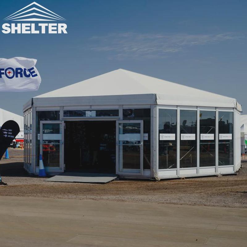 赛尔特篷房工厂定制多边形广告篷房户外遮阳棚会展房活动展览帐篷