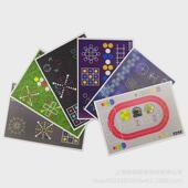 健身房地胶私教适360功能训练地胶pvc定制图案少儿体工作室能地胶