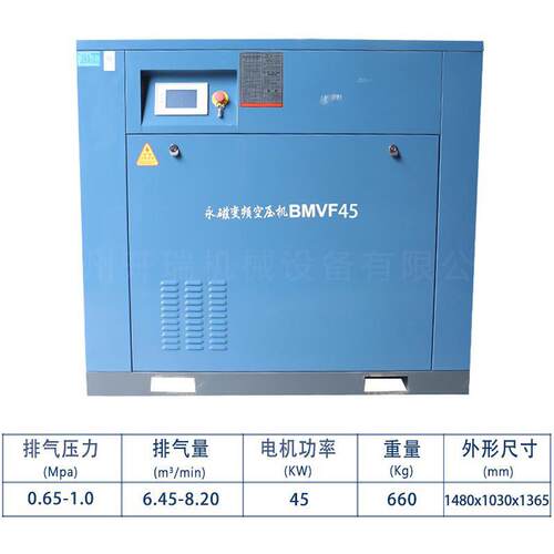 bmvf永磁系列变频螺杆空压机7.5/11/15/22/37/110/132kw厂家直销