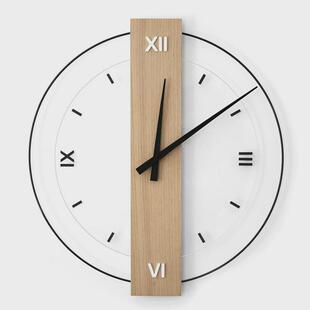 大尺寸钟表挂钟客厅北欧简约时钟挂墙创意家用免打孔现代装饰静音