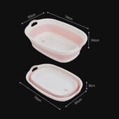 便携式 宠物宝宝折叠洗澡盆家用塑料洗衣盆旅行加厚洗衣服盆塑料盆