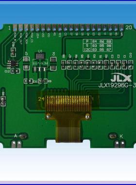 jlx19296g-380f-pn192*96点阵cog字库，不带中文液晶显示模块