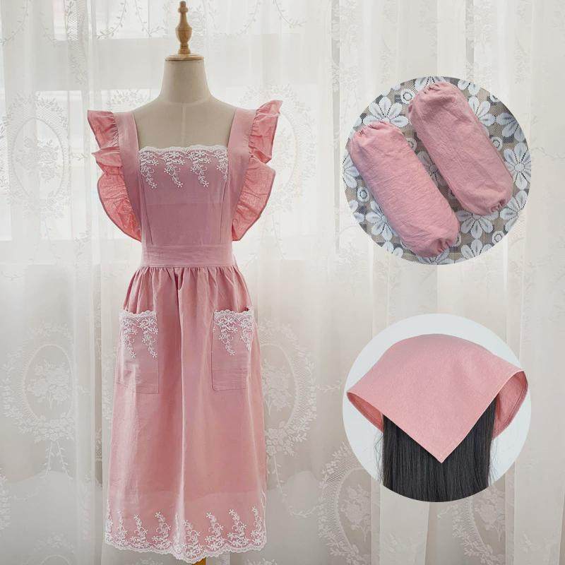 2023新款年围裙女士漂亮时尚欧式高颜值美甲超好看的家用厨房网红,家庭/个人清洁工具,围裙,淘宝优惠券,粉丝福利购,淘宝优惠卷