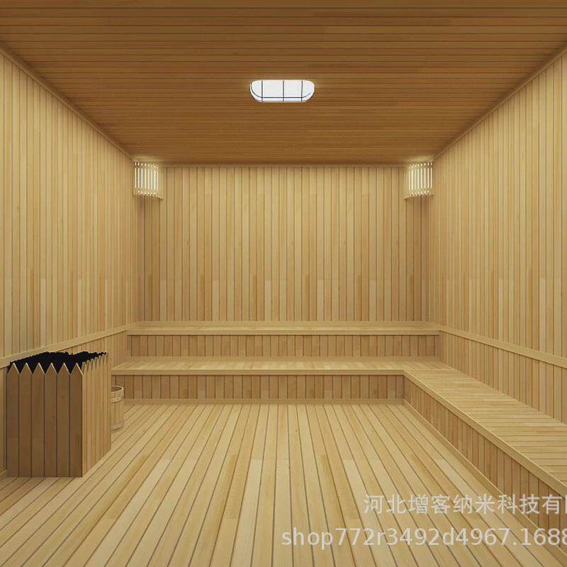 家用商用远红外频谱铁杉木红雪松松木干蒸湿蒸桑拿房安装承建装修
