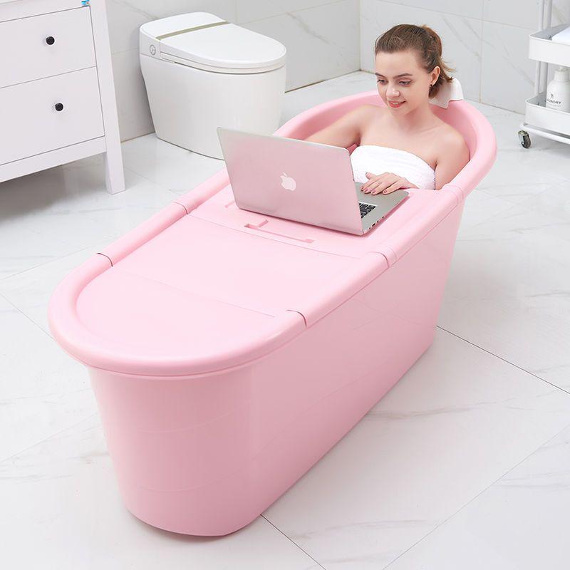 热销成人泡澡桶浴特大号浴缸家用洗澡桶塑料浴桶全身洗澡盆儿童全