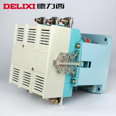 cj20-63a三相220v单相交流接触器63安电压380v全铜线圈银触点