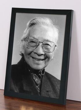 w1tr黑色遗像制作老人遗照相框实木a4a312寸摆台灵堂照片冲洗