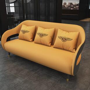 酒店大堂家用沙发组合办公室休息区接待客厅商务洽谈售楼处会客