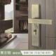 bagb静音磁吸门锁卧室房门锁具家用房间室内木门把手中式 锁新中式
