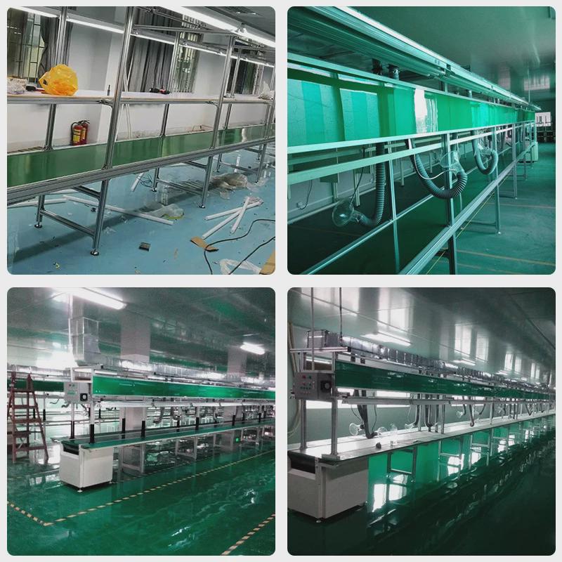 车间定制铝合金飞机灯架型流水线厂家自动化生产输送带生产线