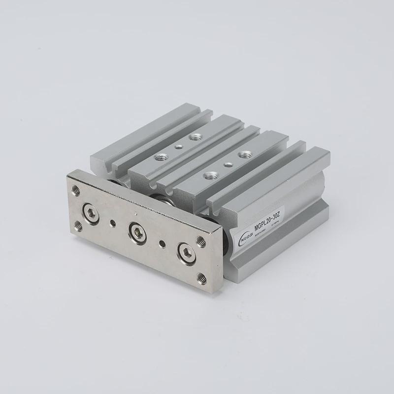 三杆气缸mgpl2x16x20x25/32/40/50/63-30x75x100x125三轴杆导带