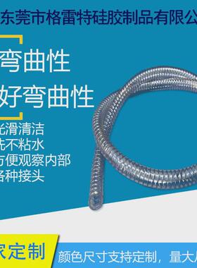 格雷特pc10光滑耐高温寸钢丝塑料水管50mm加厚1/2/3/4/透明