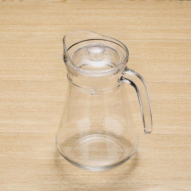 新日期Y家用冷水壶玻璃凉水壶大容量凉水杯瓶果汁壶啤酒扎壶耐热