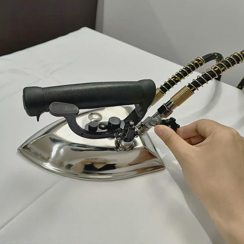 上海澳服装厂工业全蒸汽熨斗干洗店芝不锈钢熨斗搭配锅炉