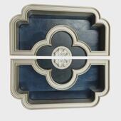 新中式 异形拉手瓜子铝合金玻璃门拉手简约复古铜门大门玻璃门把手