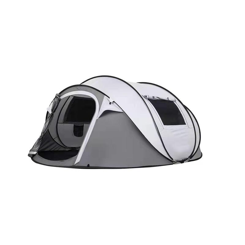 世恒户外露营全自动船型帐篷隧道野营速开5-8人帐篷防雨厂家直销