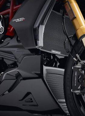 热销适用于ducatidiavel1260大水箱21-22年改装魔鬼网散热器护罩