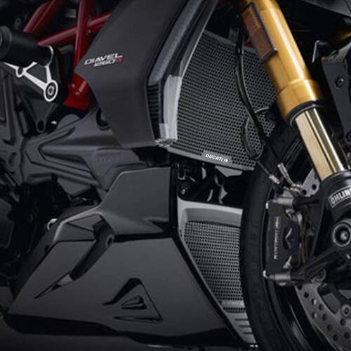 热销适用于ducatidiavel1260大水箱21-22年改装魔鬼网散热器护罩