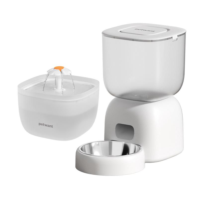 套装版宠物自动喂食饮水器派易批发旺收纳小包装猫狗投喂套装