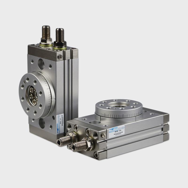 新洋90度180msqb摆动旋转气缸多角度旋转度-10a/20/30/50/70/100