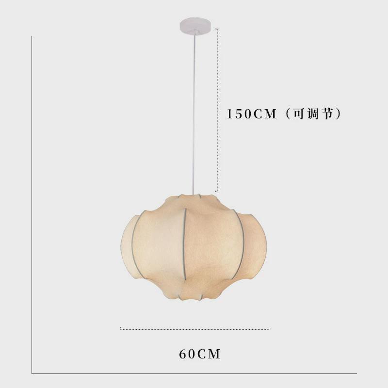 厂家直销法式蚕丝吊灯侘寂风主卧室灯中古客厅灯北欧设计师民宿灯