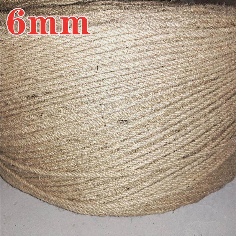 纺织大卷麻绳黄麻绳diy编织复古绳手工装饰麻绳吊牌粗麻细麻整卷
