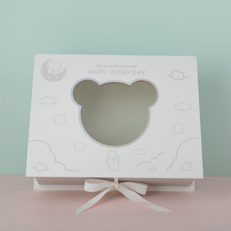 礼盒空盒满月婴儿童衣服见面礼伴手礼礼物盒高档仪式感礼品包装盒