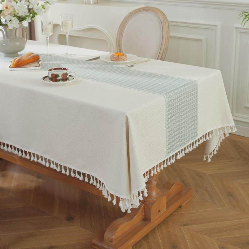 批发书桌流苏条纹餐桌布现代简约家用防水垫盖巾长方形茶几布,居家布艺,桌布,淘宝优惠券,粉丝福利购,淘宝优惠卷