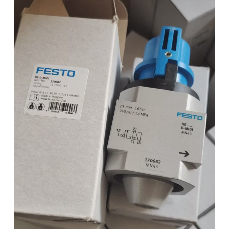 议价现货FESTO开关阀HEE-D-MINI-24 172956 HEE-1/2-D-MIDI-24 17
