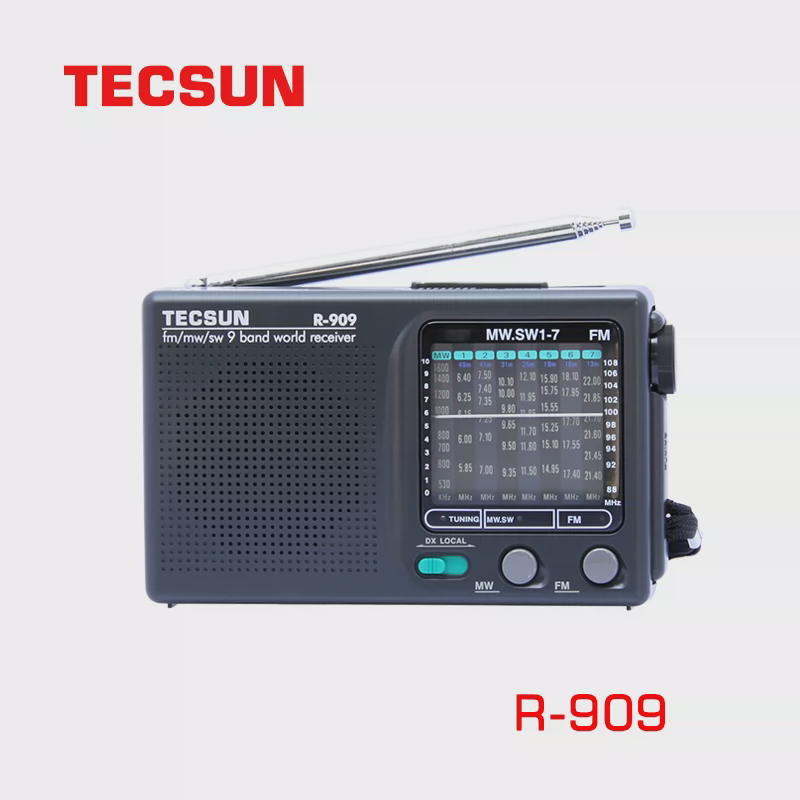 Tecsun/德生 R-909老人收音机全波段调频便携式半导体复古随身听