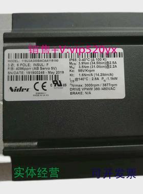 现货供应Nidec伺服电机115U3A300BACAA115190全新现货议价