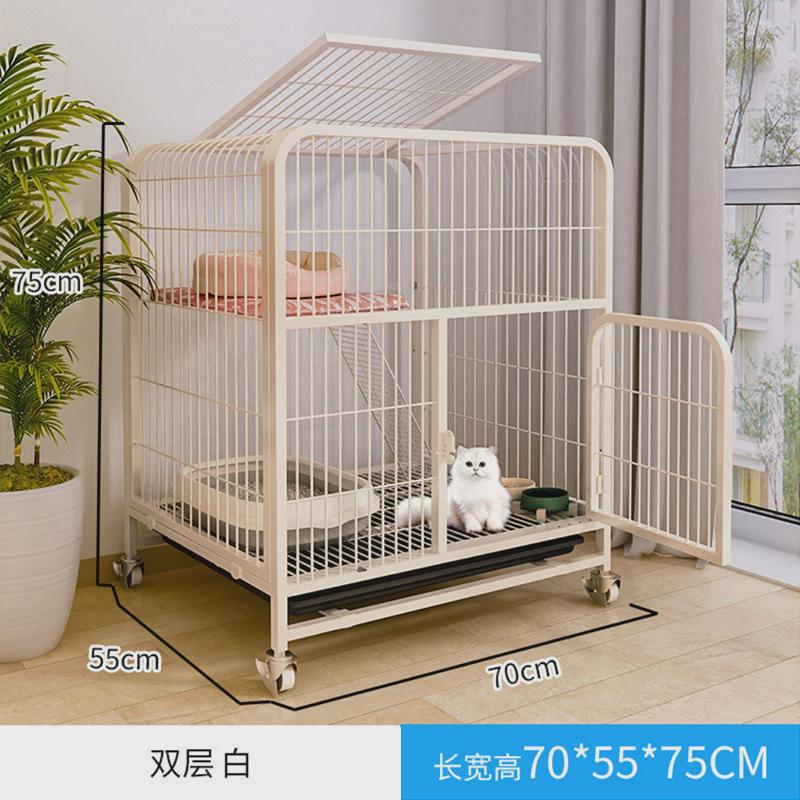 方管猫笼三层猫别墅双层猫笼子猫咪笼子猫窝猫房子猫爬架