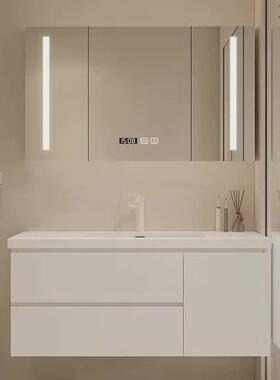 qp2柜陶瓷智能浴室柜68公分78cm88厘米98/108/118一体组合洗漱台