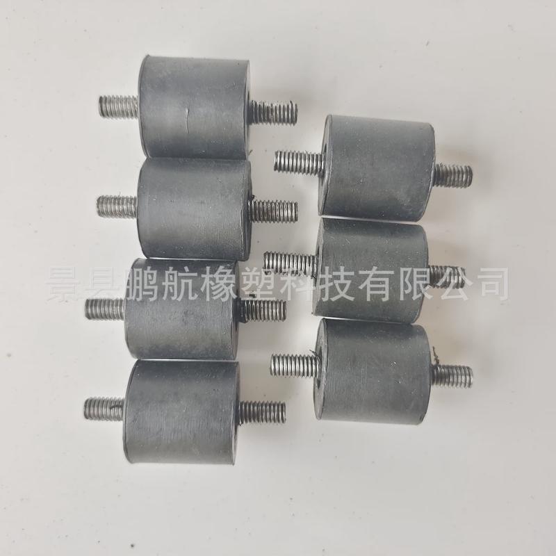 鹏件厂家橡胶减震垫包铁橡胶丝杠橡胶缓冲航橡胶包铝件