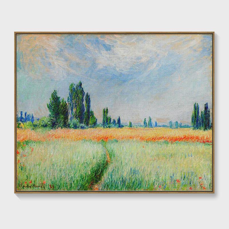 莫奈梵高液压推拉装饰画现代简约电闸配电箱电表箱免打孔遮挡挂画