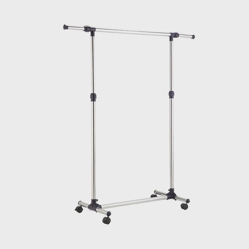 宣晴晾衣架落地伸缩不锈钢架单双杠晾衣架阳台挂衣架户外晾衣架