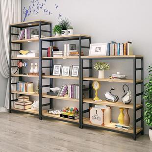 组合钢展示柜货架超市便利店木置物架多层储物架简易自由样品展架