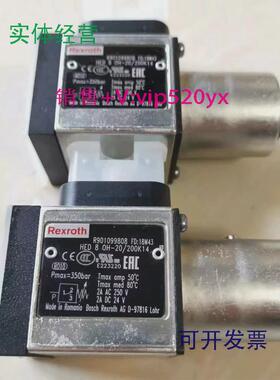 现货供应力士乐压力继电器R901102713液压阀HED8OH-20/350K14S传