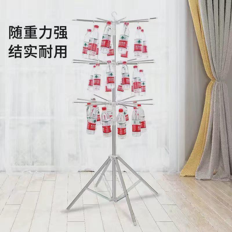 婴儿晾衣架落地折叠多功能落地晾衣架神器新生儿童衣架宝宝尿布架