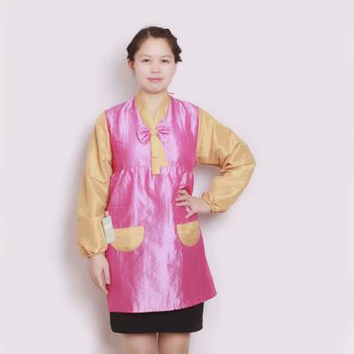 韩版家用围裙防油防水家居厨房围裙打扫美容美甲工作韩版围裙