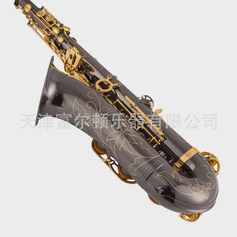 艾斯威尔降b调次中音萨克斯电泳金筋双键次中音萨克斯乐器